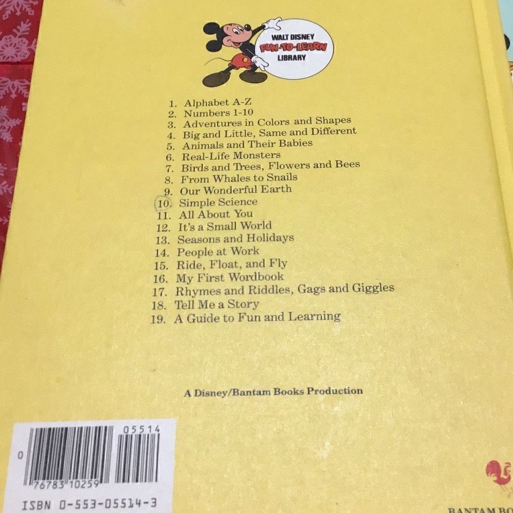 Vintage Walt Disney Fun to Learn books - Picture 8 of 13